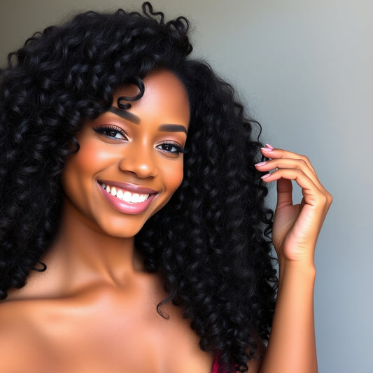 7x4 Curly Wigs Human Hair