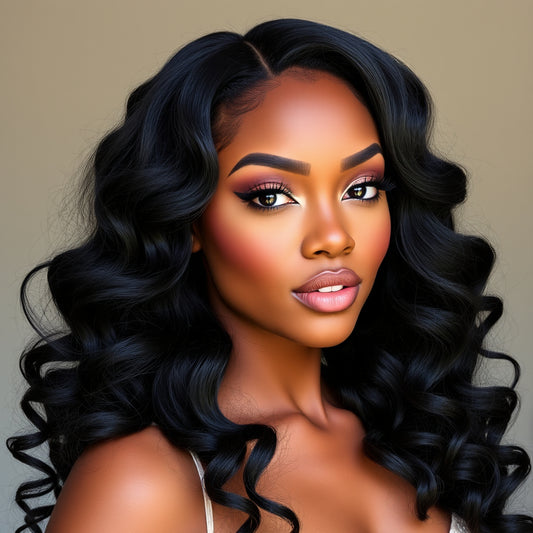 7x4 Body Wave Lace closure Wig Human Hair