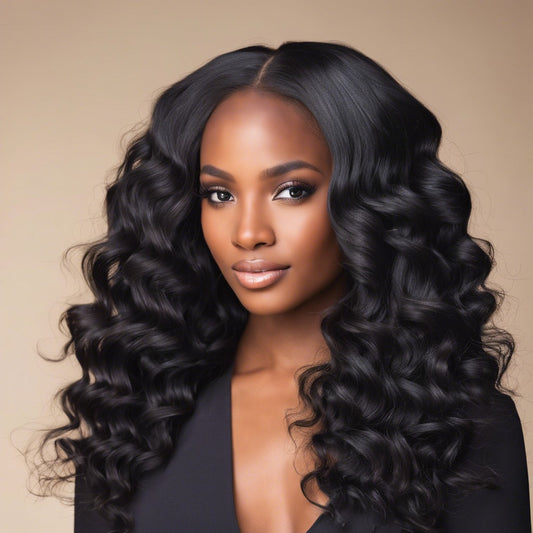 Loose Deep Wave 7x4 Human hair wig