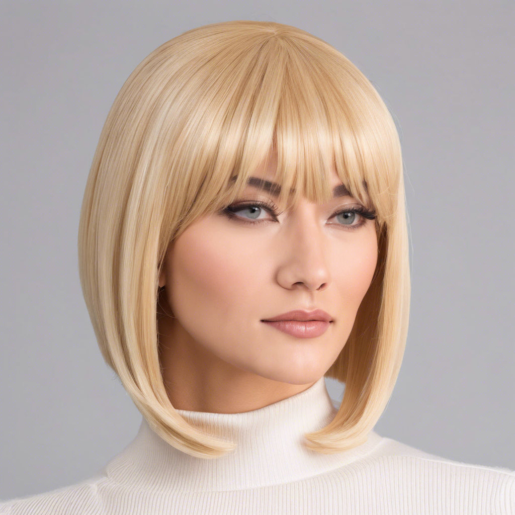5x5 Blonde Bob Glueless Wig 613 Blonde Hair HD Lace Wig