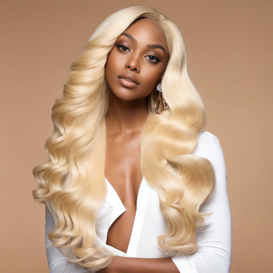 613 Blonde Body Wave Length HD Lace 13x4 Front Lace Wig