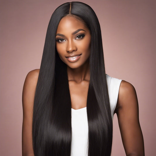 7x4 Straight Lace closure Wig Human Hair