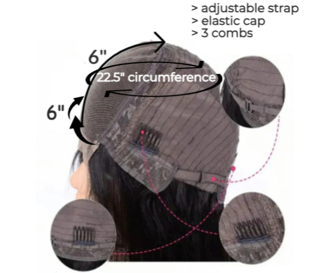 Deep Wave 6*6 HD Closure Wig Human Hair