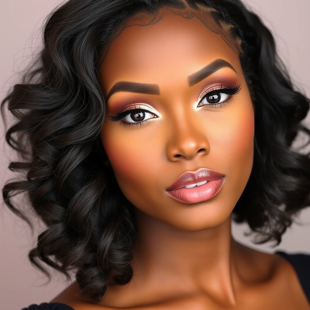 13x6 Bob Lace Front Deep Wave Wig