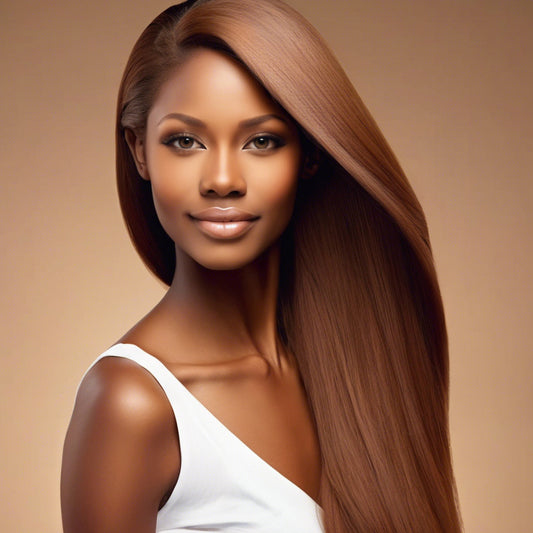 #27 Brown HD Lace Straight 13*6 Lace Wig