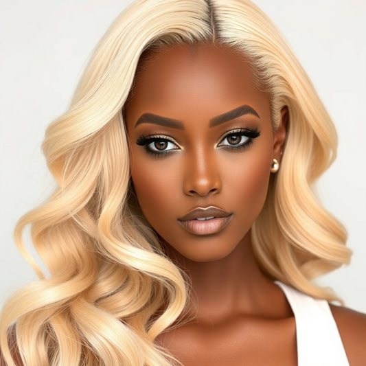 613 Blonde Body Wave 13x6 Front Lace Wig