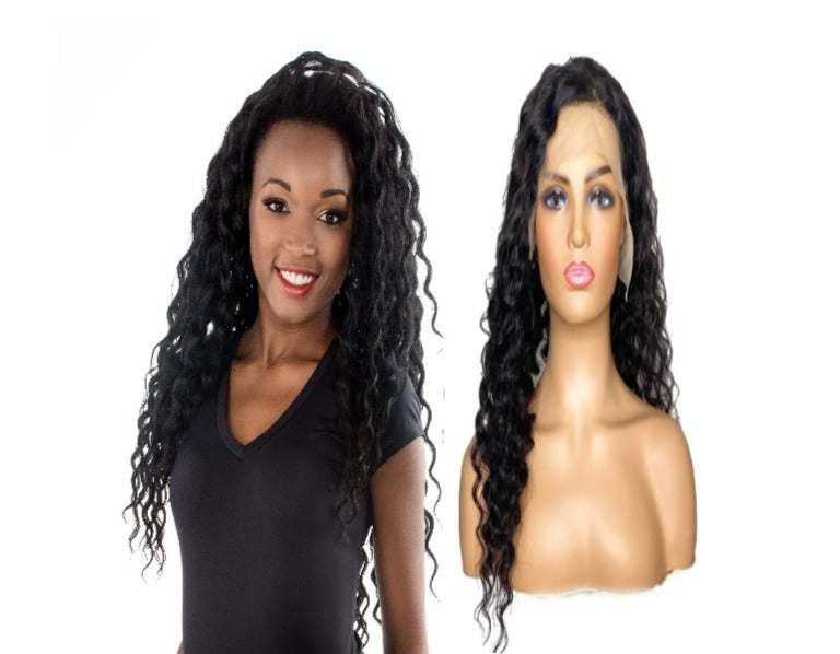 Loose Deep Wave 13x6 Transparent Front Lace Wig