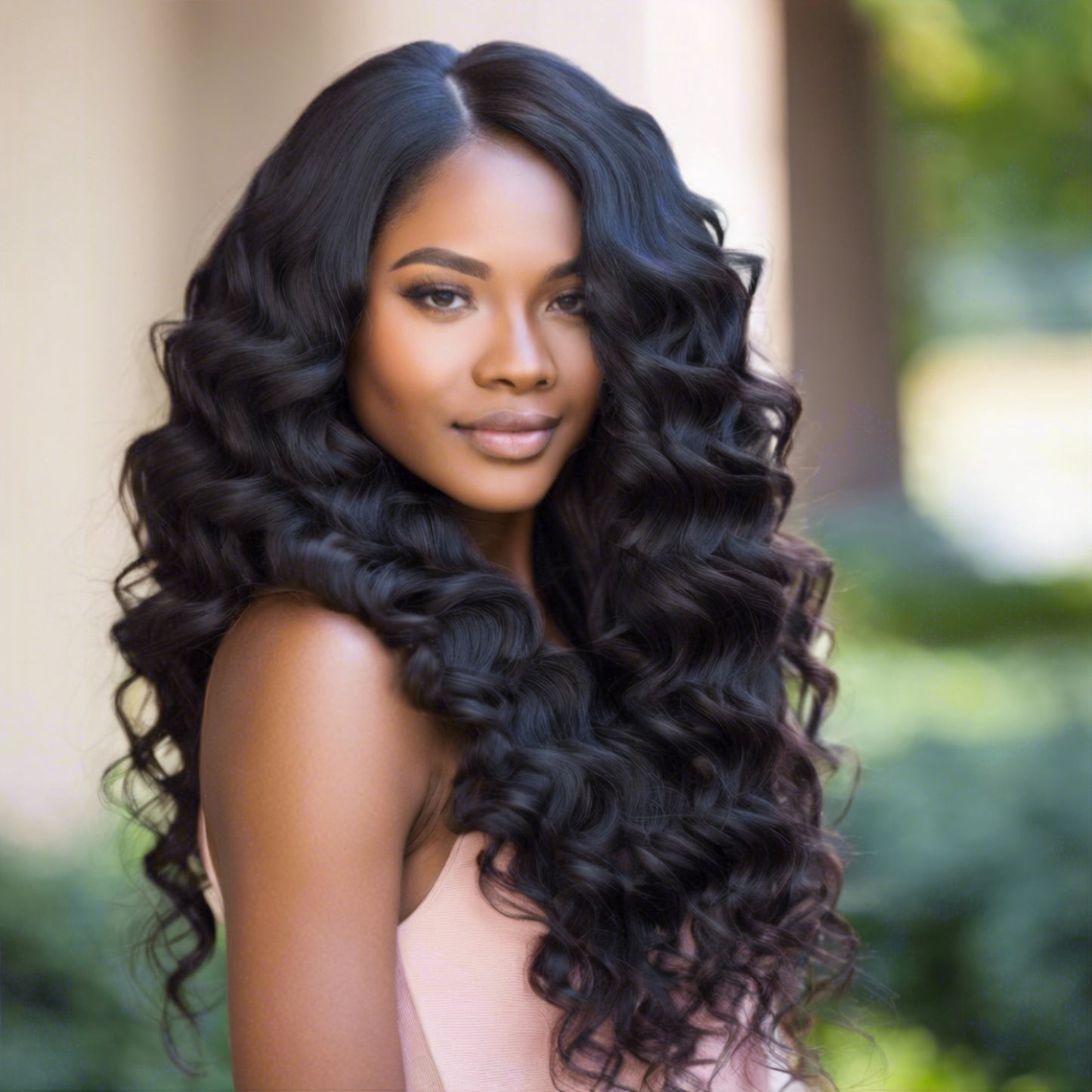 Loose Deep Wave 13x6 Transparent Front Lace Wig
