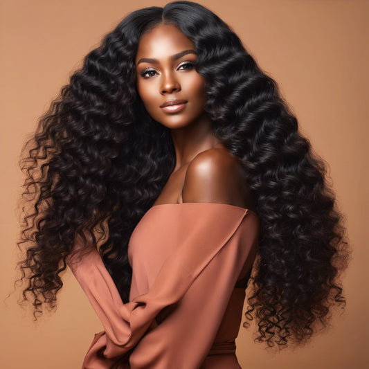 Water Wave 5x5 HD Invisible Lace Front Closure Wig