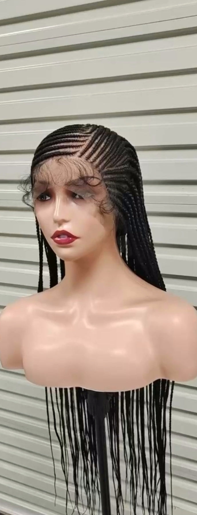 Braided Straight HD Lace 13X4 Braided Lace Wig