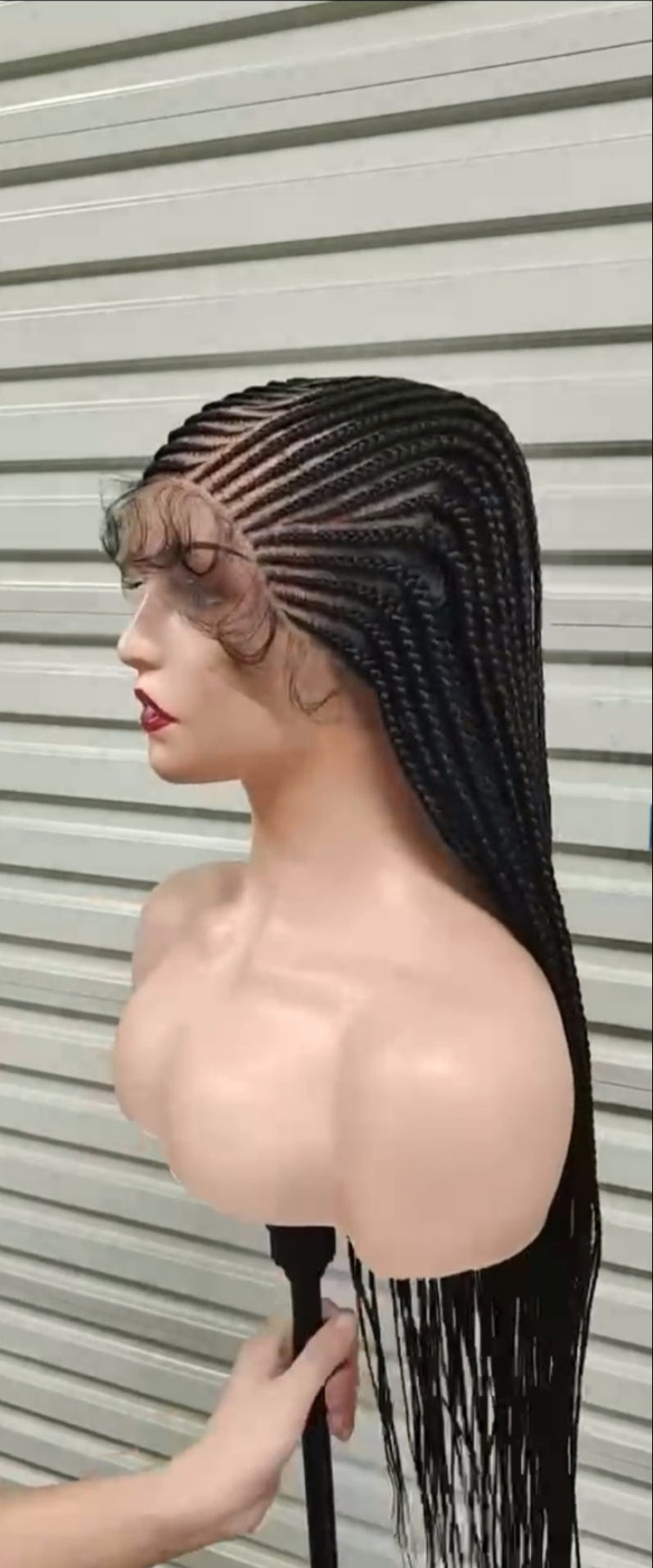 Braided Straight HD Lace 13X4 Braided Lace Wig