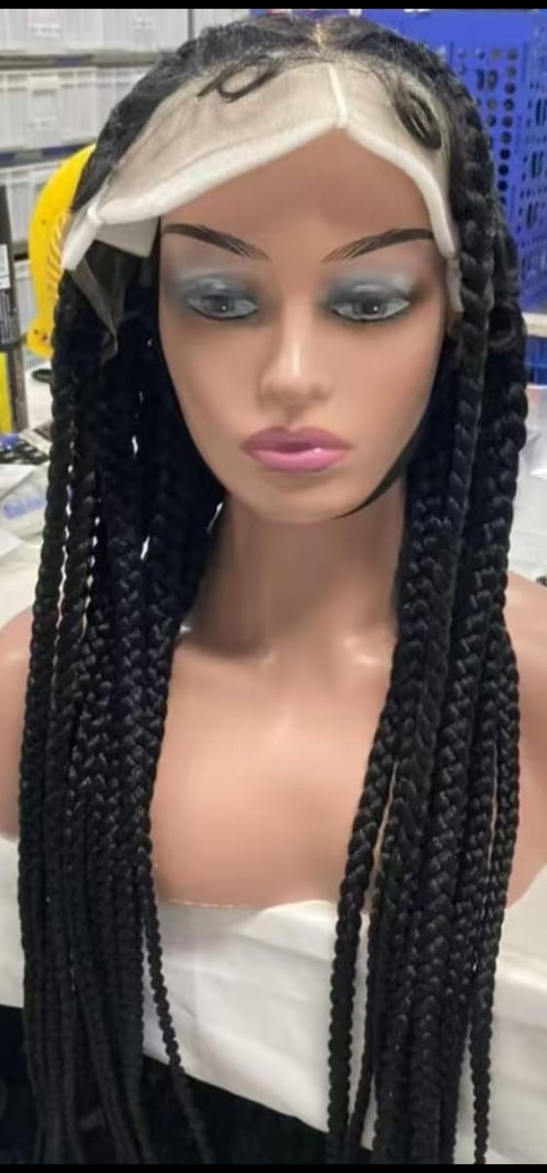 Braided Straight HD Lace 13X4 Braided Lace Wig