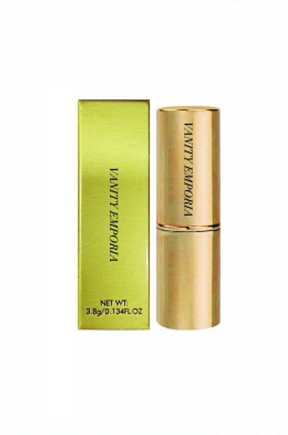 Pink Matte Golden Round tube Lip Stick