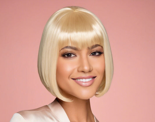 5x5 Blonde Bob Glueless Wig 613 Blonde Hair HD Lace Wig