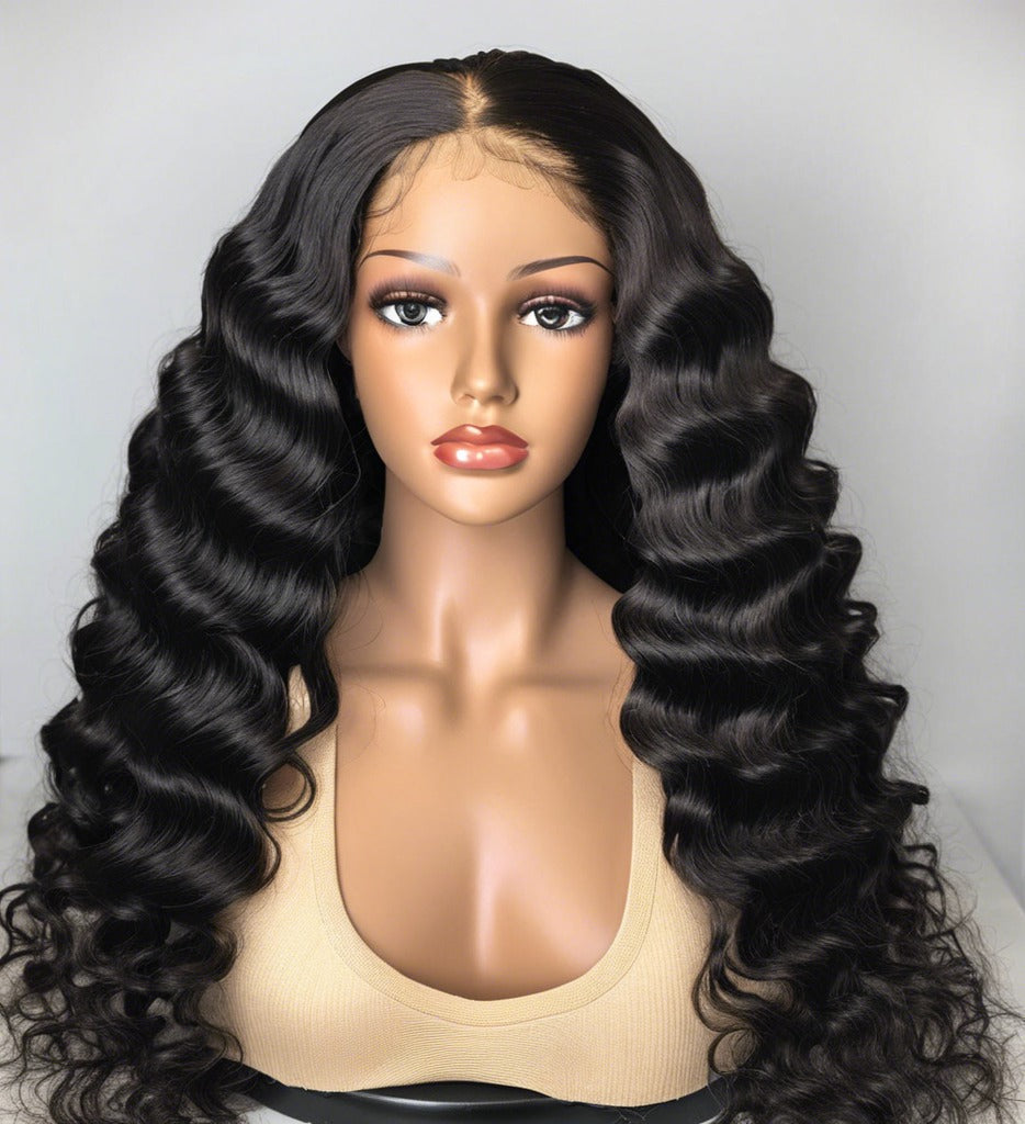 Loose Deep Wave 7x4 Human hair wig