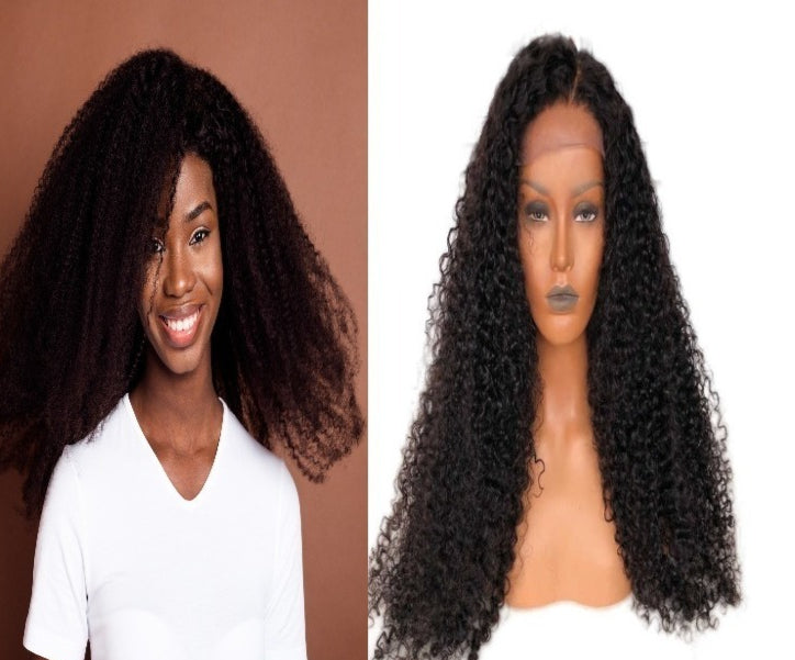 Kinky Curly 13x6  Front Lace Wig